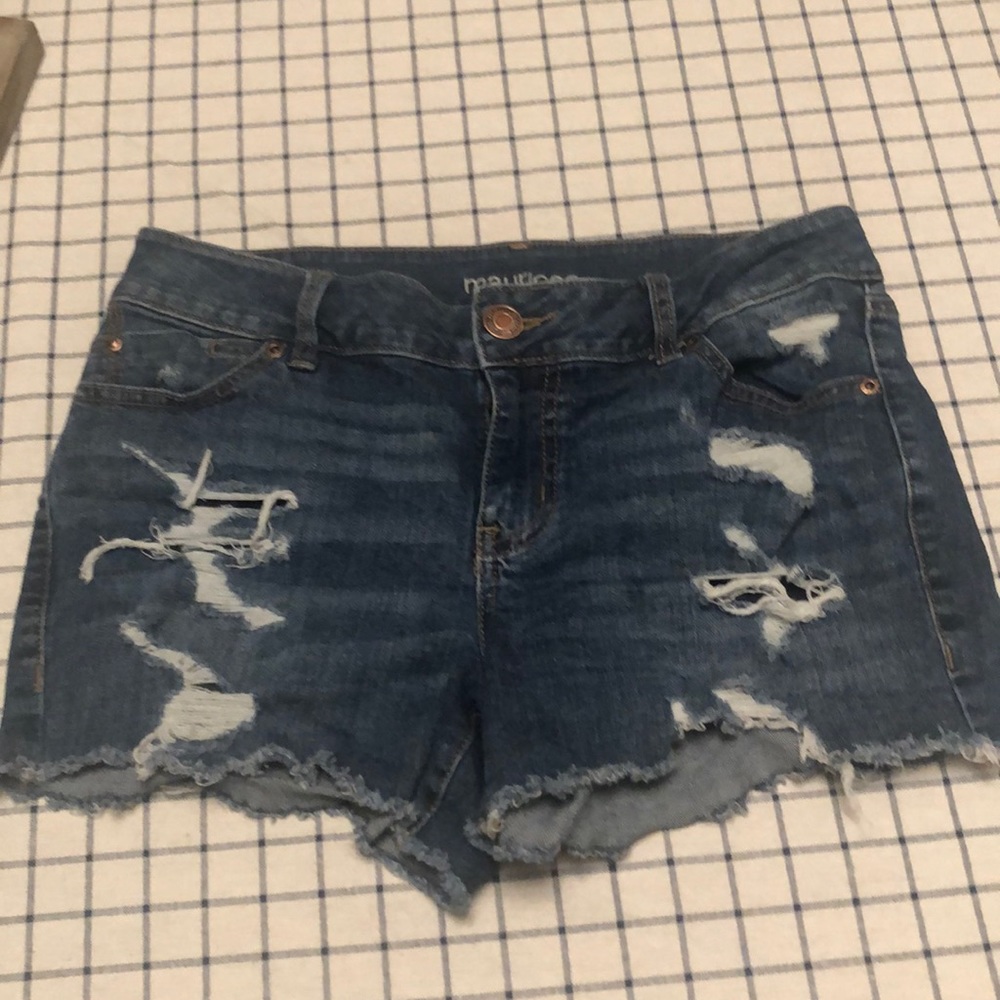 Maurices Distressed Denim Shorts